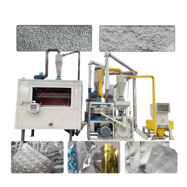 Composite Panel ACP Board Sheet Recycling Line for Medical Blister Capsule Separation