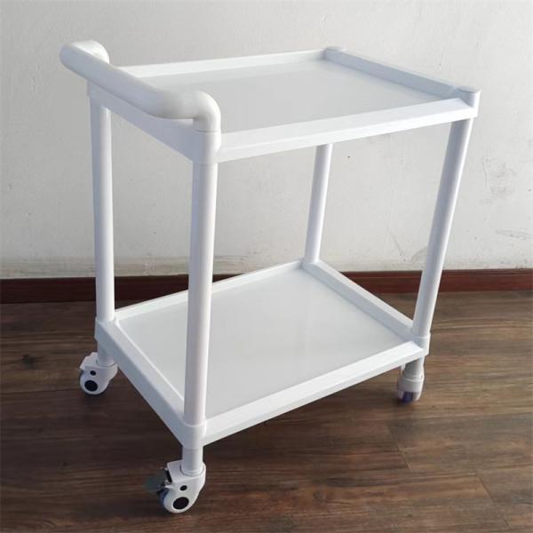 Medical Plastic Utility Cart Disassemble Assemble Design Portable Supply Trolley