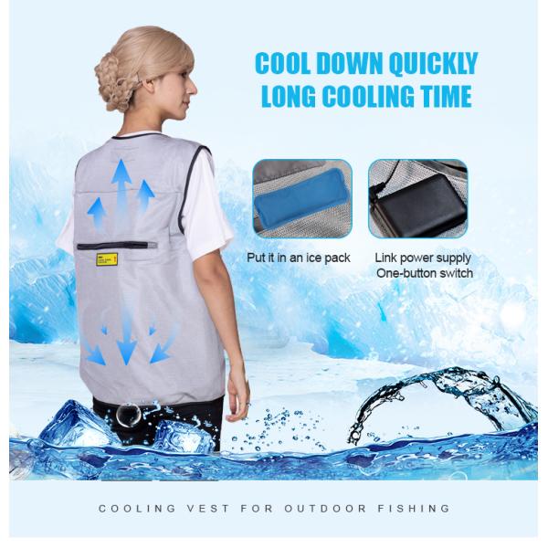 Холодный жилет для рыбалки на открытом воздухе с холодильником водяного цикла и регулярной длиной