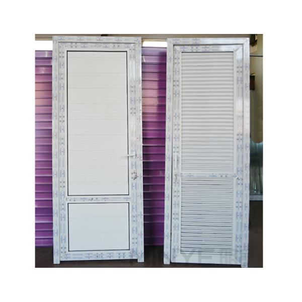 CE Certificate Single PVC Casement Shutter Doors for Customized Designs in Home Office