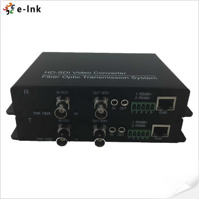 Conversor 100M Ethernet SD/HD/3G-SDI da fibra do SDI com o conversor video dos dados RS485