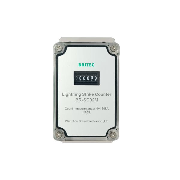 BR-SC02M Lightning Strike Counter  Lightning Protection mechanical Lightning Strike Digital Surge Counter  Surge current counter