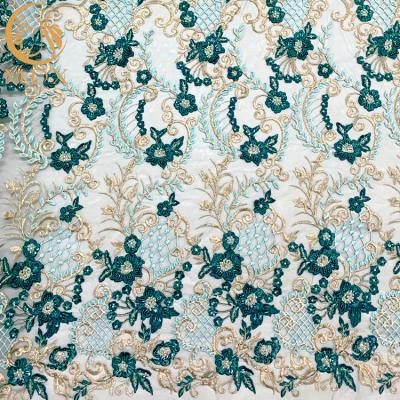 tela do laço do Applique do comprimento de 91.44Cm para o vestuário das mulheres