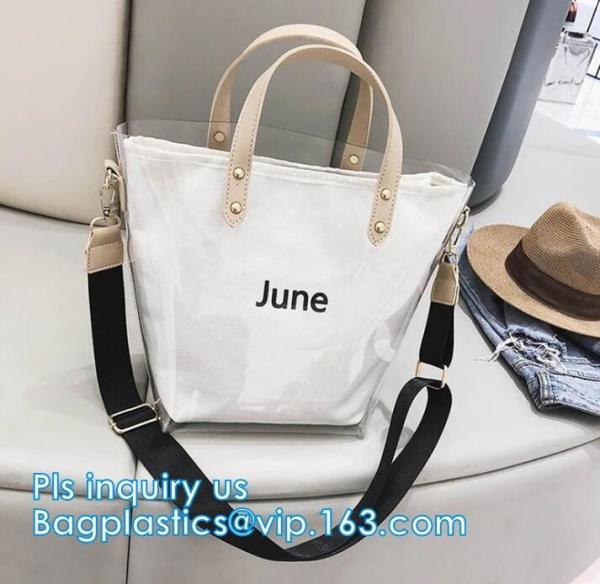 pvc shoulder bag transparent holographic handbag, handbag and shoulder ladies sling bag, jelly fashion pvc lady handbag