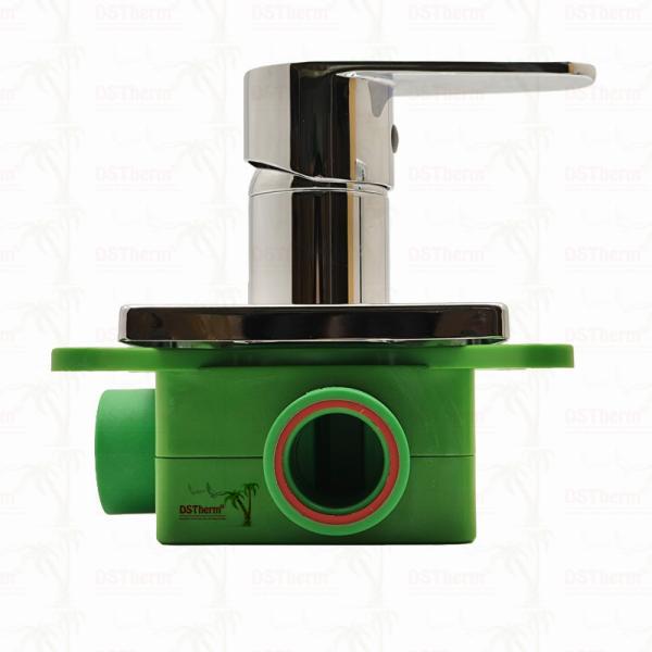 PPR Chrome Plated 3-Way Mixer Shower Valve 20mm 25mm