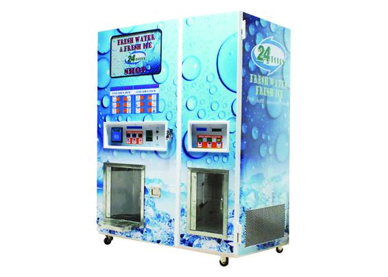 Carbon Steel Water Proof Water Vending Machine With 2 Independent Vending Zone