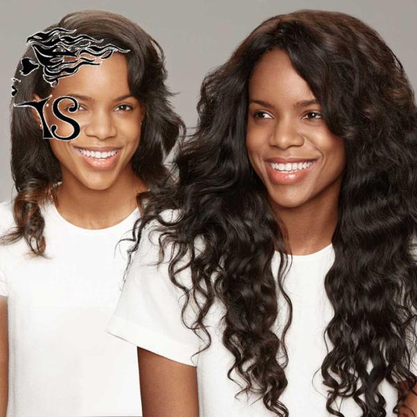 Curly Body Wave Clip in Human Hair Extensions with 100% Mongolian Virgin Hair
