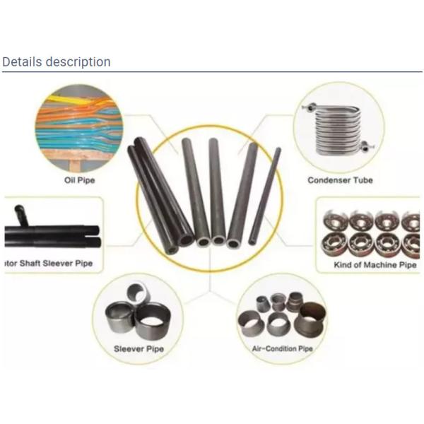 Dia 8mm до 680mm стальной трубы ISO ST52 безшовный электрический сваренный трубопровод