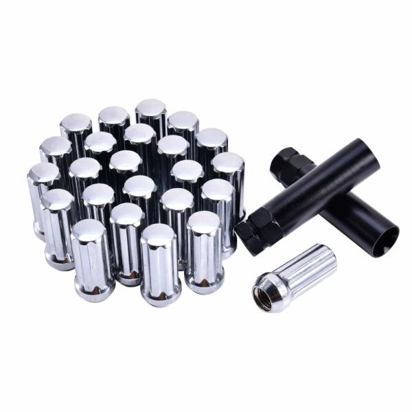 14 X 2mm Thread Size Spline Locking Wheel Lug Nuts 10.9 Grade Heat Treated