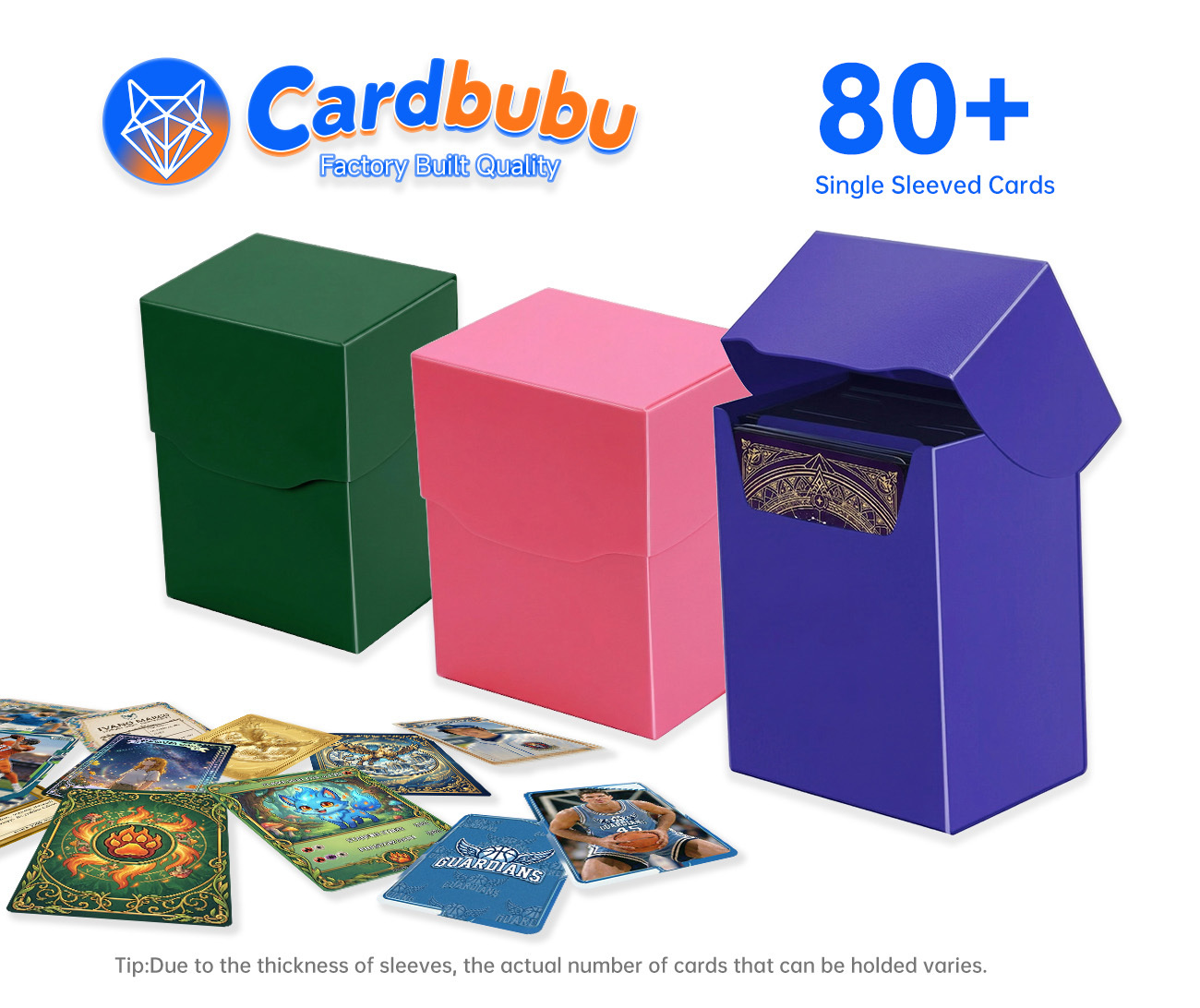 Card Storage Plastic Deck Box TCG MTG Storage Solutions UKCA