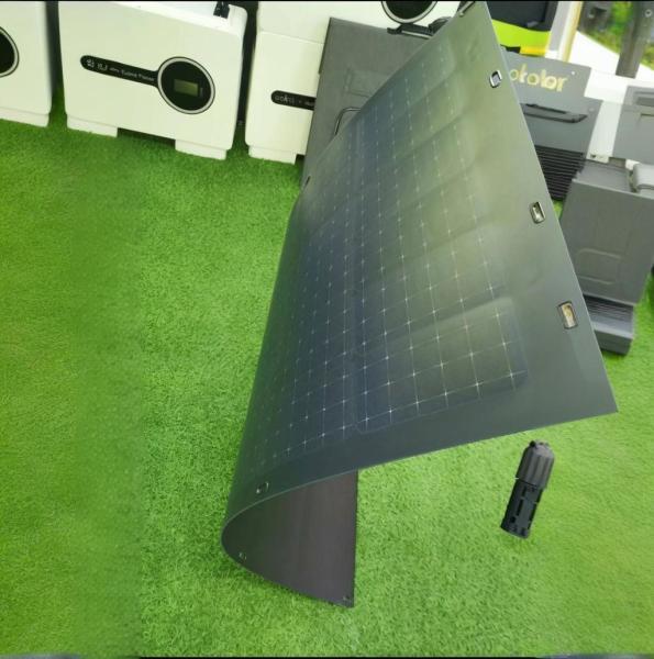 Flexible Solar PV Panel Lightweight Curved Surface Ready 3 Year Warranty 100W