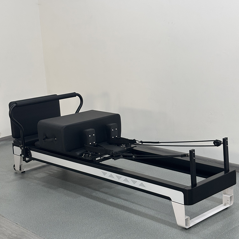 Fixed Robust Steel Aluminum Pilates Reformer Yoga Machine 90kg
