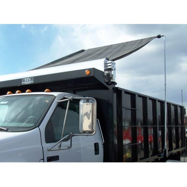 6 дюймовая ткань из ПВХ сетки с открывающимся карманным теней ПВХ покрытый прицепная брезент для крышки кровати грузовика