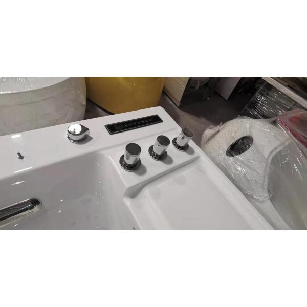 1800MM 70 Inch Freestanding Tub With Air Massage Whirlpool Dome Tent Hotel