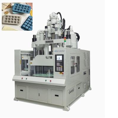 120 Ton Low Workbench Rotary Table Vertical Injection Molding Machine For Making Silicone Ice Tray
