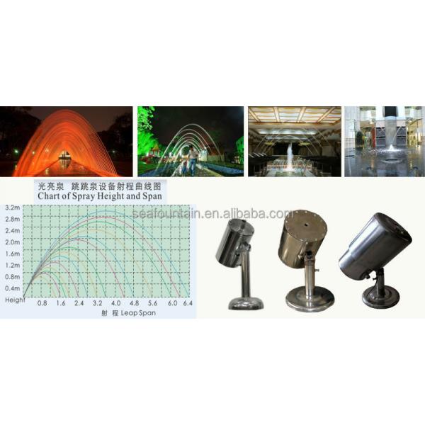 Взаимодействие прыгающий реактивный фонтан из нержавеющей стали 220V 380V