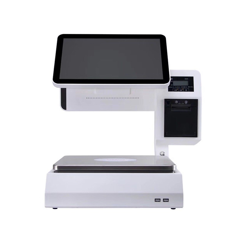 Capactive Touchscreen Digital POS Machine With Cash Drawer Custom