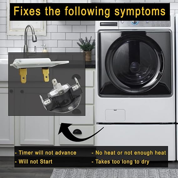 Аксессуары стиральной машины запасные части 3387134 Сушилка Нагревательный элемент Циклический термостат