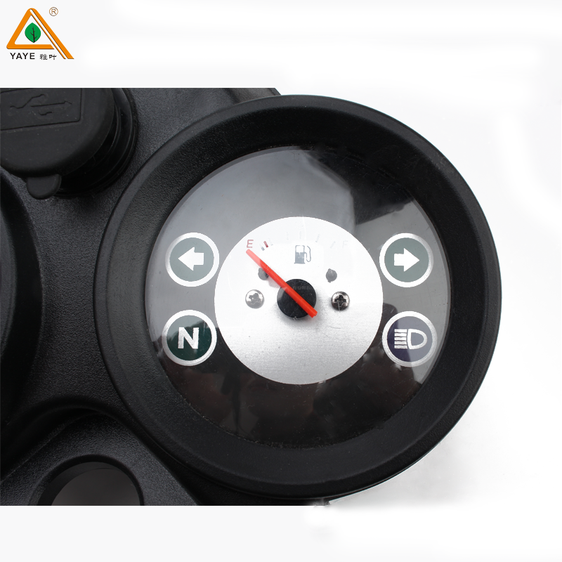 TVS HX125 Specific Motorcycle Speedometer Tachometer New Spare Parts with LCD USB Compatibility Made of Plastic Condition Used