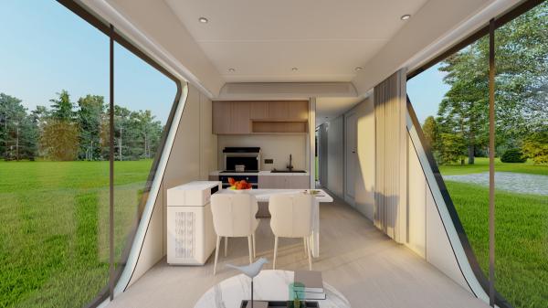 Prefabricated Space Capsule House Modern Design For Living
