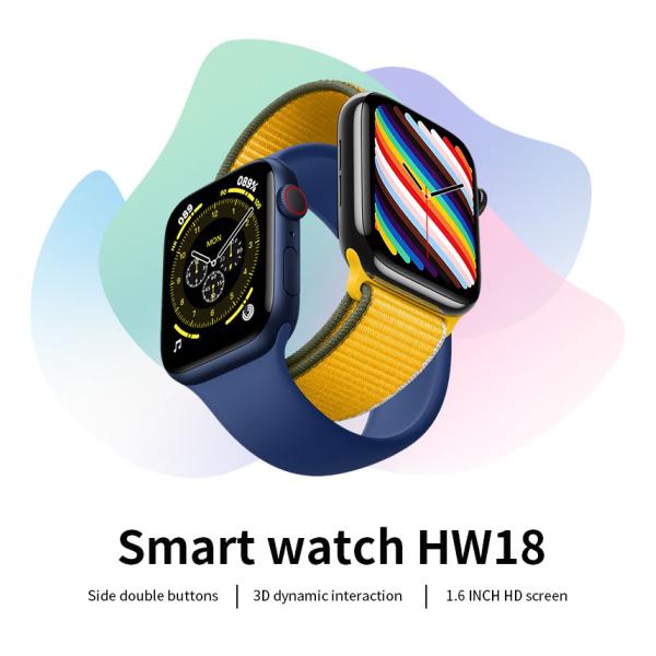 New High quality HW18 1.6inch  screen bluetooth call smart watch