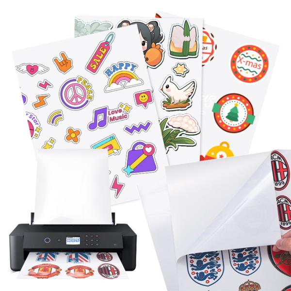 Étiquette auto-adhésive étanche à l'eau de qualité supérieure papier brillant 150gm