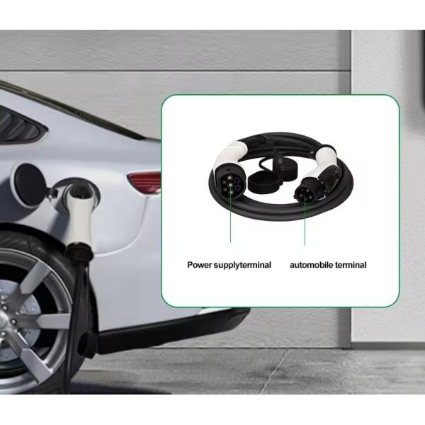 22KW 32A 3Phase Electric Vehicle EV Charging Plug Adapter Type 2 To Type 2 EV Cable