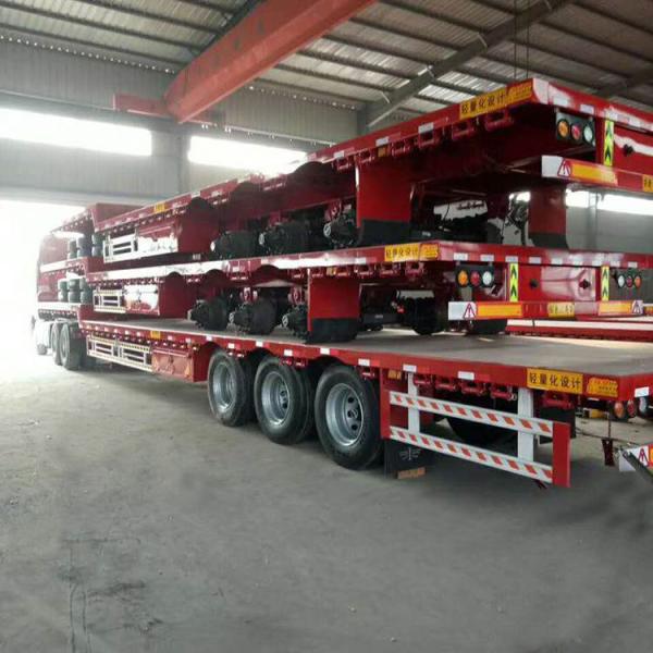 30-60 Tons Loading Capacity Flatbed Semi Trailer For Versatile Transportation Needs