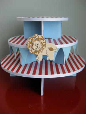 Lightweight Cardboard Cake Stand For Wedding / Birthday Party PMS Color