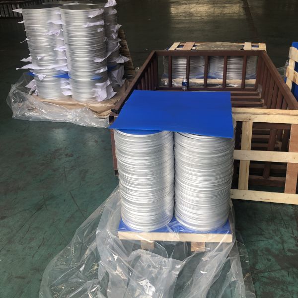 Customizable Silver 1050 Aluminum Circles Dia 80-1600MM Thickness 0.3-6.0MM for Cookware Manufacturing