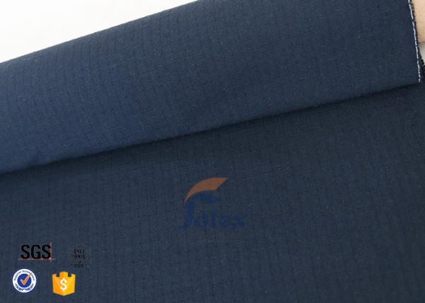 Fogo da tela dos azuis marinhos 210gsm Ripstop Kevlar Aramid - uniforme retardador da polícia da veste