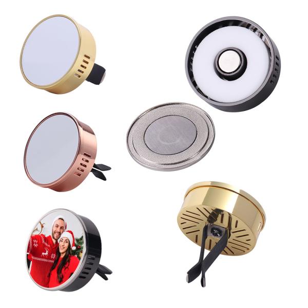 Sublimation Car Vent Aroma Air Car Holder Clip Essential Diffuser