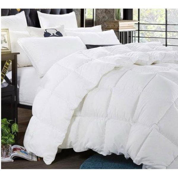 Luxury 100% Cotton Cover White Goose Down Duvet For Hotel Home