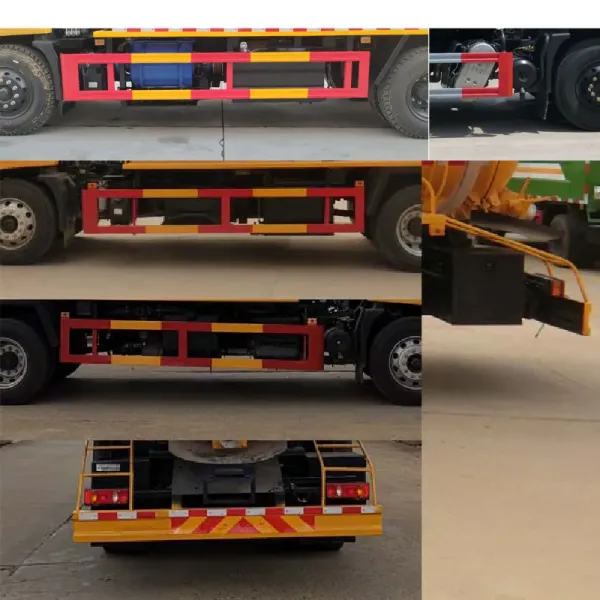 8600L Large Capacity Vacuum Sewage Suction Truck