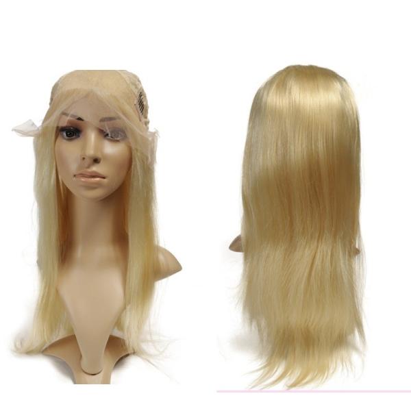 Blonde Color Brazilian Human Hair Lace Front Wigs With Baby Hairline 10 Inch-30 Inch