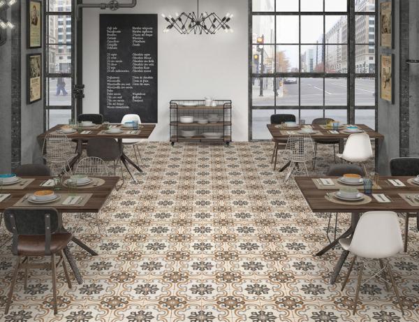 20x20cm Cement Porcelain Tiles 3% Water Absorption