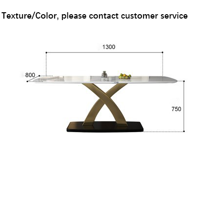 OEM Black Dining Table Marble Onyx Modern Furniture