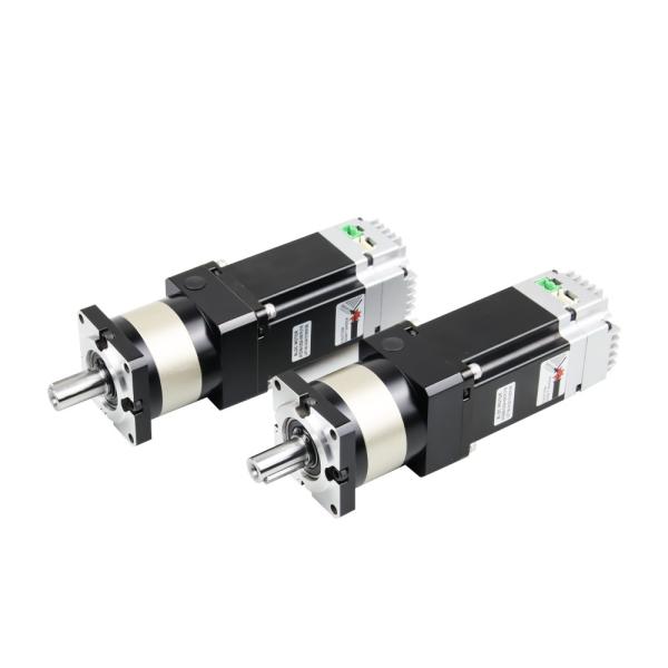 Jkongmotor Integrated DC Servo Motor 24 36V 0.45nm 3000rpm 57X57mm 140W DC Servo Motors with RS485 Canopen for Textile