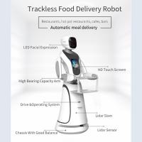 Robot blanco de la entrega de la comida de la batería de litio del robot del servicio del restaurante AC100