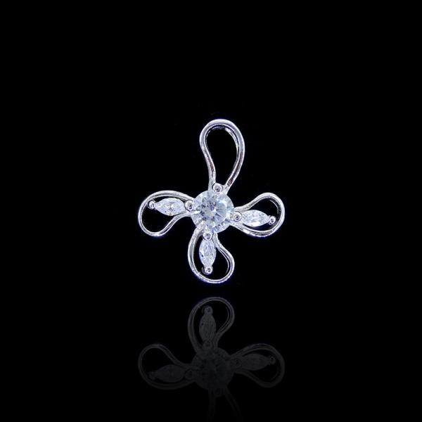 Серебр шкентеля 925 креста Зирконя серебра христианства традиции кубические стерлинговый