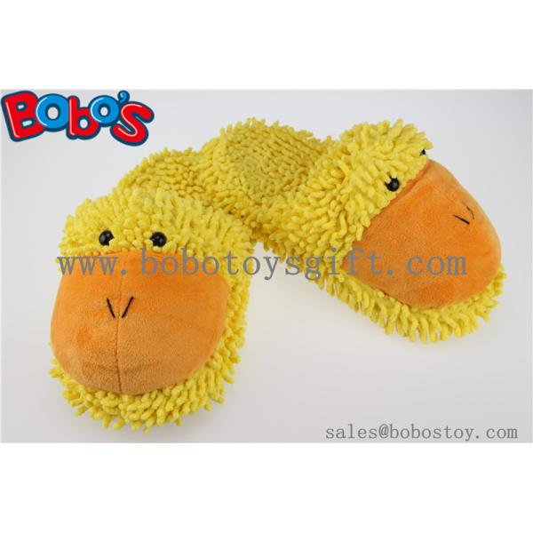 Lady Shoes Plush Stuffed Closed Teo Indoor Slipper in Cartoon Duck Head