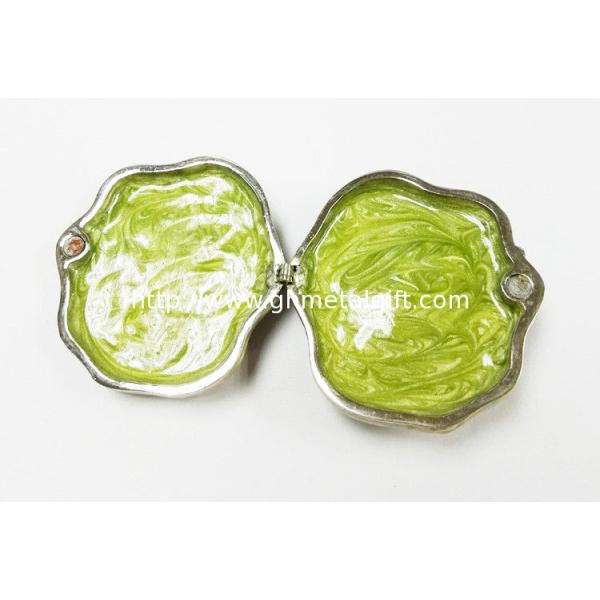 Handmade Pewter Frog jewelry box metal gift box Frog trinket box