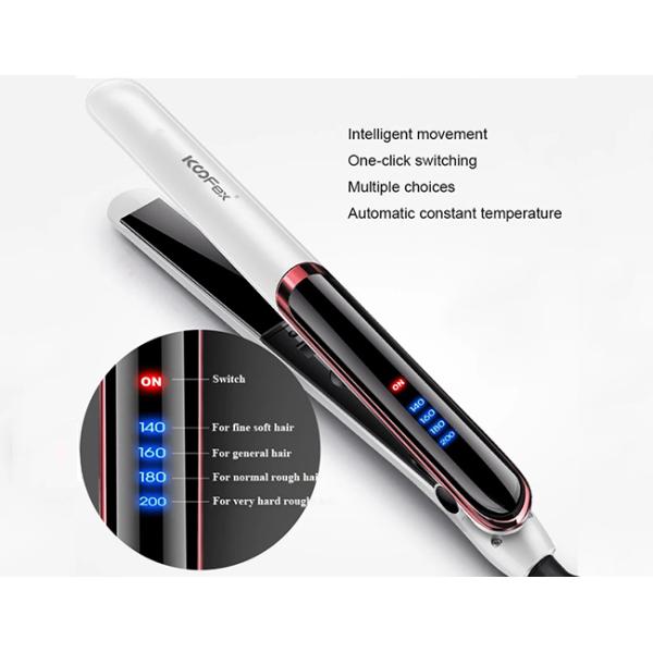 Покрытое керамическое покрывает температуру плоского раскручивателя волос утюга электрическую регулируемую