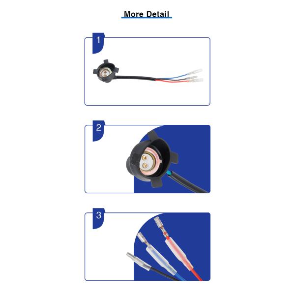 Motorcycle Headlight Lamp Bulb Holder Plus Loose Cap 180mm With Protector CG-125 Sample