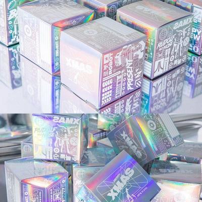 Gloss Finish Logotipo personalizado Caixa de papelão Caixa de embalagem cosmética Caixa UV Para Perfumes para Cuidados da Pele