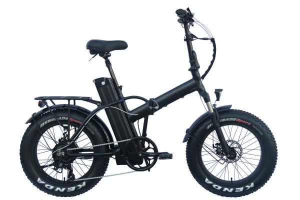 Folding aluminum alloy electric bike fat tire removable battery 20 bicycle for adult with suspension