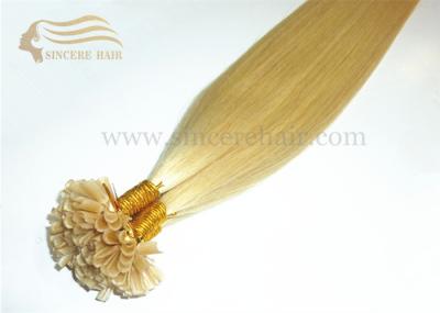 24 Italian Keratin Fusion Hair Extensions U Tip for sale - 24 1G Blonde Keratin Fusion U Tip Hair Extensions For Sale