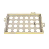Panel único de aluminio exterior perforado