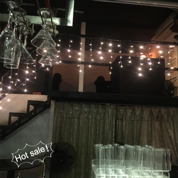 Outdoor indoor LED Icicle light chain christmas light IP44 waterproof