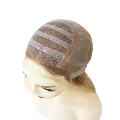 Anti-slip Soft Silicone Base Cap Medical Wig 18 Inches Long 100% RAW Human Hair Medical Grade Toupee Wig for Cancer And Alopecia Patients